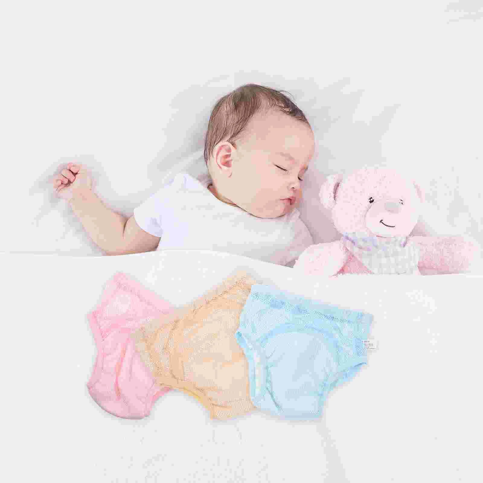 3 Pcs Infant Underwear Panties Reusable Diapers for Toddlers Baby Training Pants Toilet Potty Boys