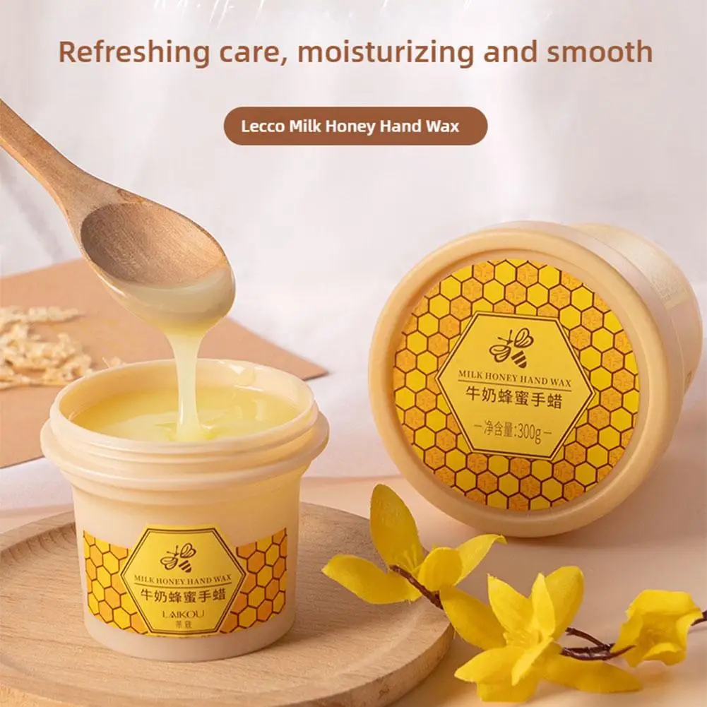 

120g Honey Exfoliating Hand Wax Honey Hand Wax Moisturizing Hand Care Nourishing And Revitalize Hand Mask Cream