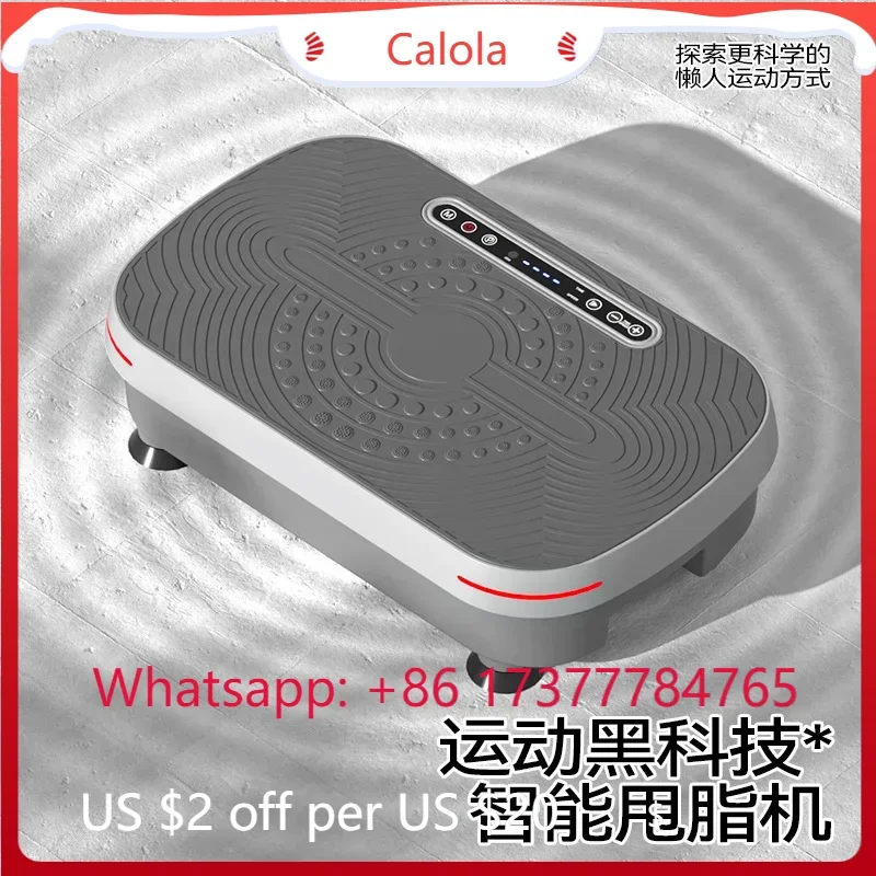 Full Body Vibration Fitness Platform Plate Crazy Fit Massage Exercise Machine for Home Sports Training