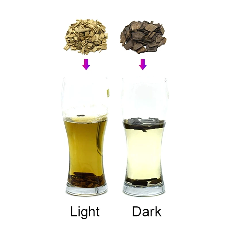 Medium Toasted Winemaking Oak Chips Home Winery Whiskey Wine Making for RAW Mate