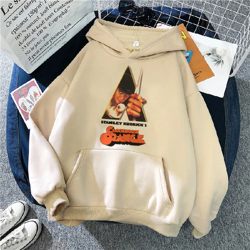 A Clockwork Orange hoodies male hip hop grunge manga men sweatshirts Korea y2k aesthetic