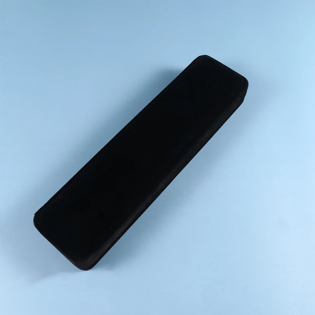 

2 Pcs Fleece Necklace Pendant Jewelry Case Storage Container Bracelet Black Organizer Travel
