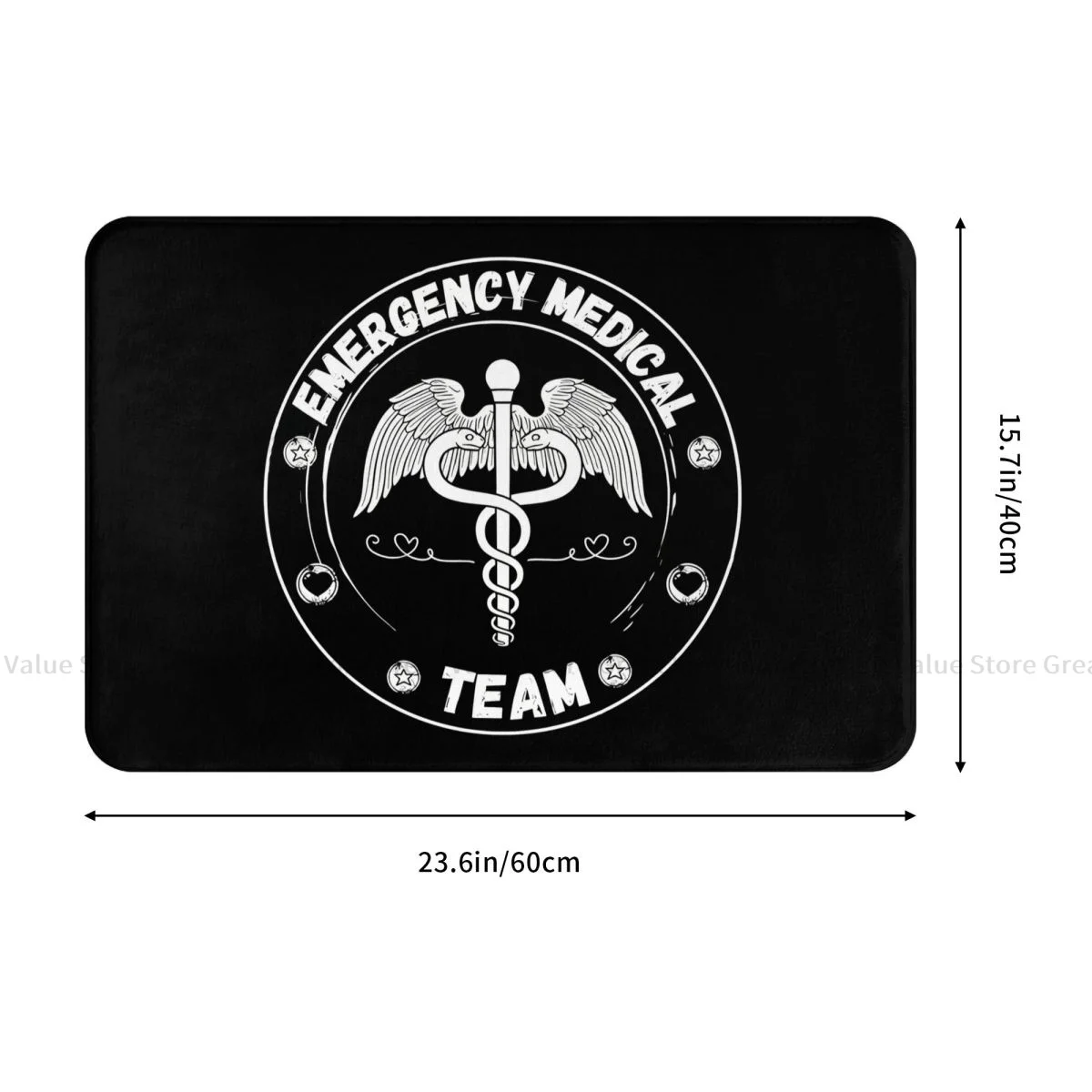 Star Of Life Anti-Slip Doormat Kitchen Mat Emergency Medical Team Hallway Carpet Welcome Rug Bedroom Decorative