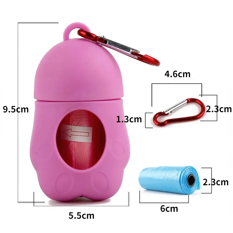 Outdoor Portable Pet Poop Bag Dispenser Pet Trash Box Cleaning Supplies Dog Poop Bags Dogs Accessories Dog Products