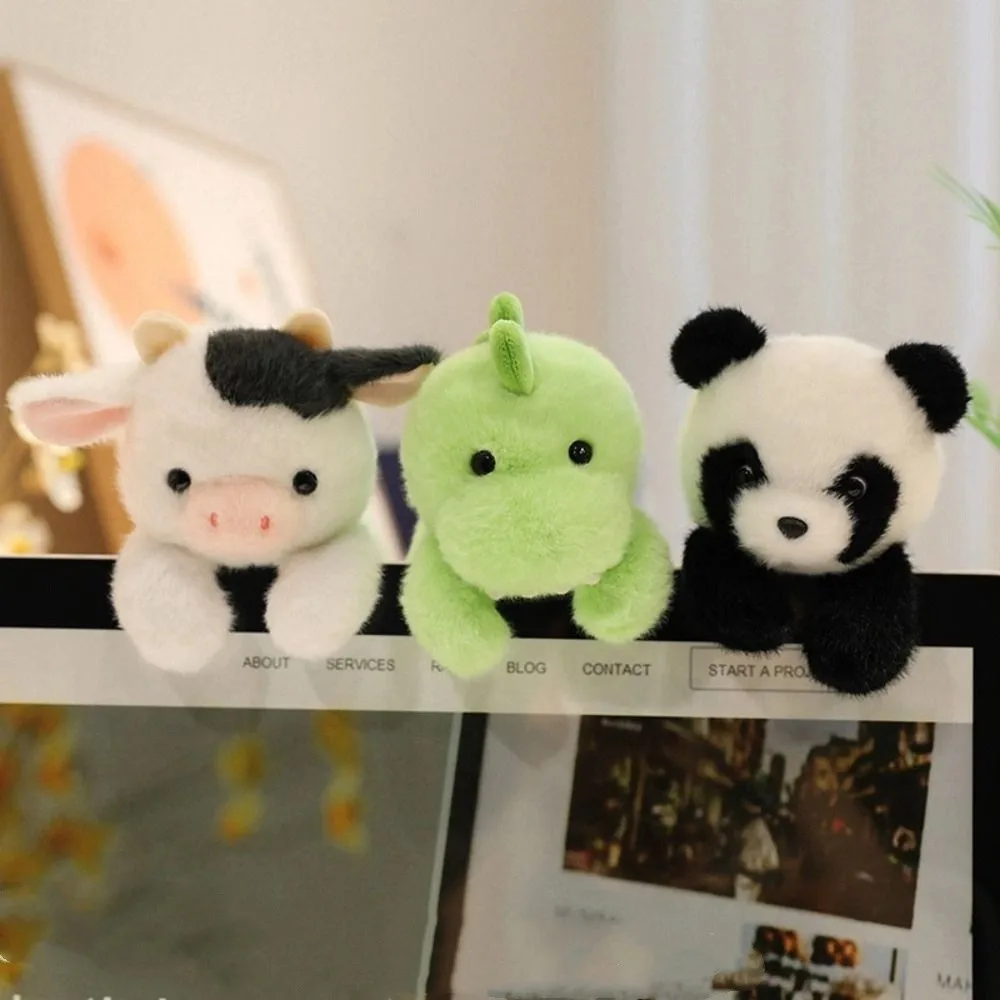 

PP Cotton Dinosaur Plush Toy Sitting Collection Plush Desktop Buddy Toy Fluffy Comfortable Cow Hug Pillow Birthday Gifts