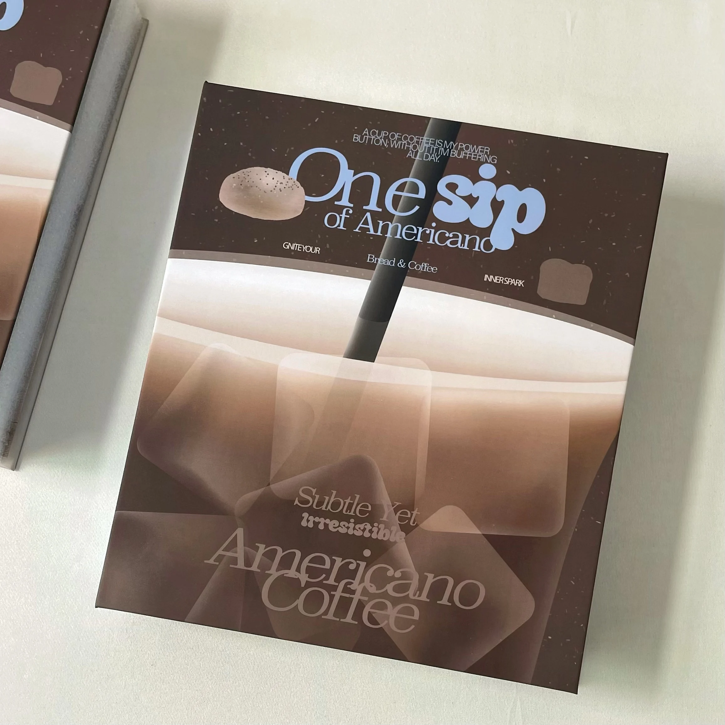 Premium A5 Photo Album in Coffee Brown - Tactile Hardcover Binder to Organize & Display Kpop Photocards, Polaroids and Memories