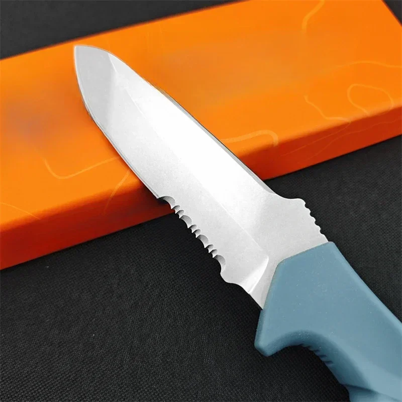 BM 18040 Straight Blade Knife D2 Blade Nylon Fibre Handle Fixed Blade Knife High Quality Multi-tool Durable Kitchen Hand Knives