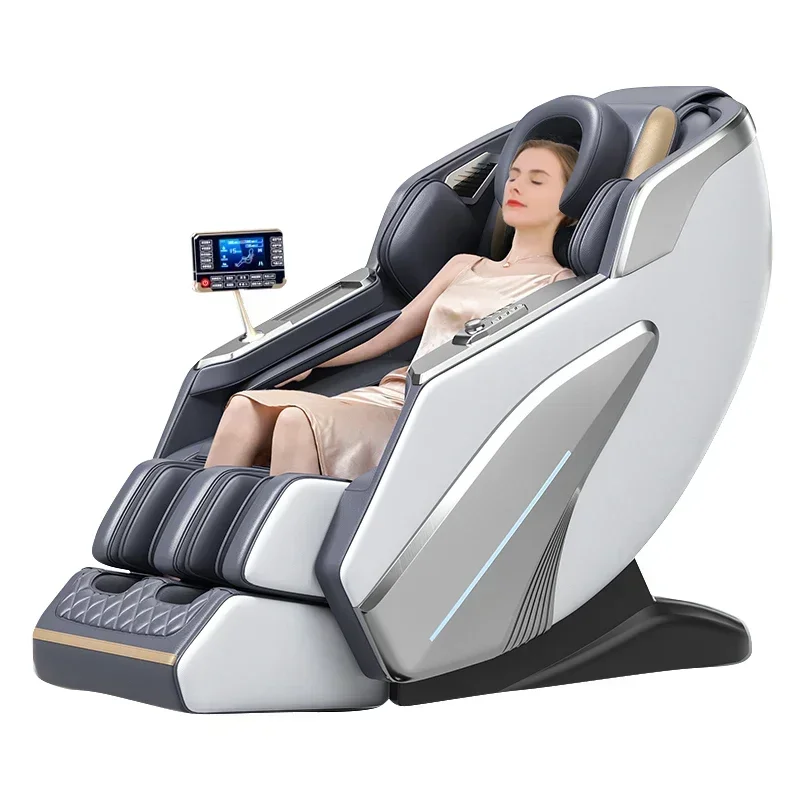 2024 C101 AI Full Body Massage Chair 5D Mechanism with Heat Electric Automatic Recliner SL Track Best Massage Chair Thai Stretch