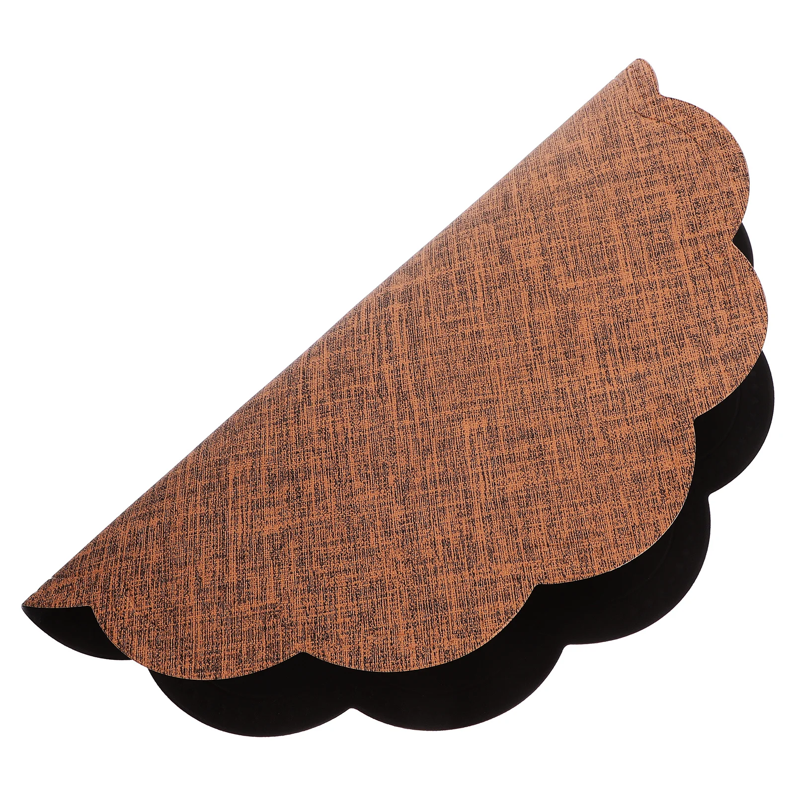 

Waterproof Oil-Resistant Placemat Flower Shape Modern Simple Style For Dining Table Kitchen Coffee Bar Reusable Table Mats