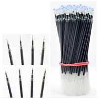 50 Pcs/lot Gel Pen Refills 0.38 / 0.5mm Classic Blue Red Black Ink Replaceable Refill for Writing 13 CM Office School Supplies