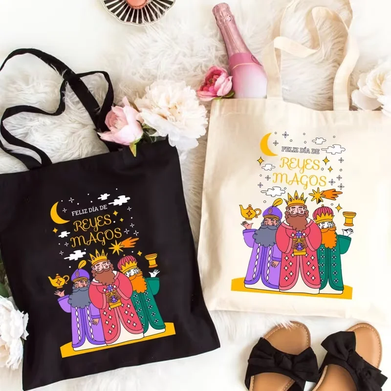 

Сумка-тоут с исламским принтом, большая вместительная сумка на плечо, многоразовая и складная, подходит для покупок, школьного пикника