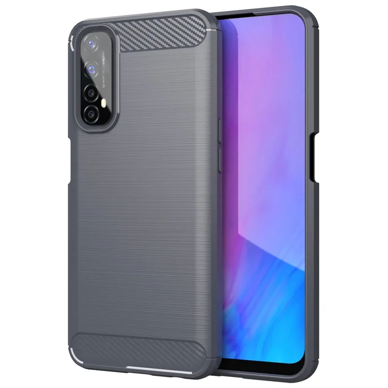 Para Realme Narzo 30 4G caso para Realme Narzo 30 4G cubierta a prueba de golpes a prueba suave de silicona TPU funda trasera del teléfono para Realme Narzo 30 4G