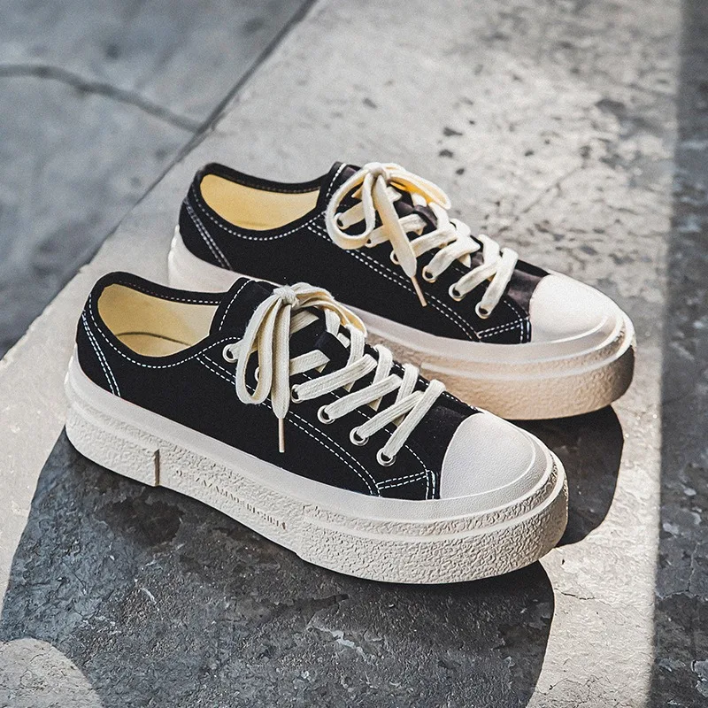 

2026 new men's outdoor canvas shoes, high-quality men's breathable and non-slip lace-up casual shoes, men's shoes