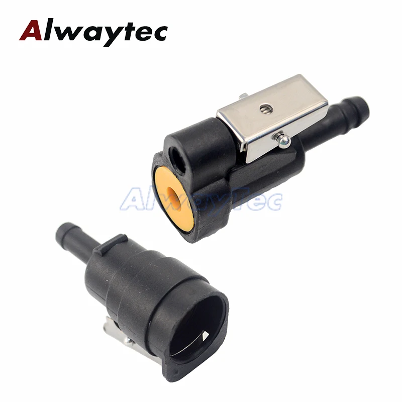 5/16 "8 MM Boot Motor Seite Quick Release Weibliche Marine Kraftstoff Stecker Kraftstoff Rohr Joint Comp für Yamaha mercury Suzuki DT4-DT140 – Detail 8