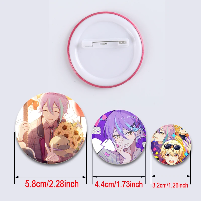 Kamishiro Rui Cartoon Figure Badge Cosplay Singer Anime Brooches Exquisite Cute Enamel Pins for Backpack Accessories Jewelry Hat