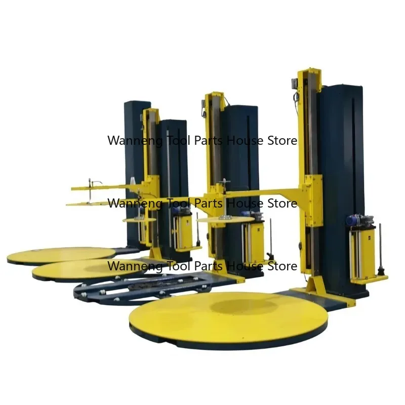 Fully Automatic Rotary Arm Pallet Wrap Machine with PLC Control for Warehouse Logistics Efficiency Stretch Wrapping Machine