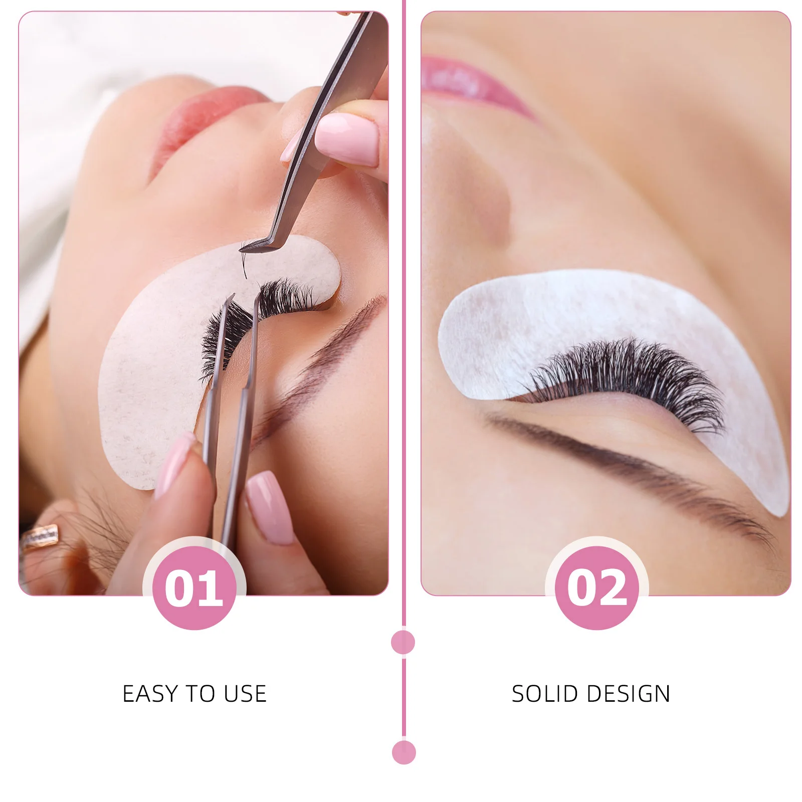 

100pcs Heart Ring Glue Cups Plastic Eyelash Extension Tools Supplies Tattoo Pigment Rings Grafting DIY Professional Beauty