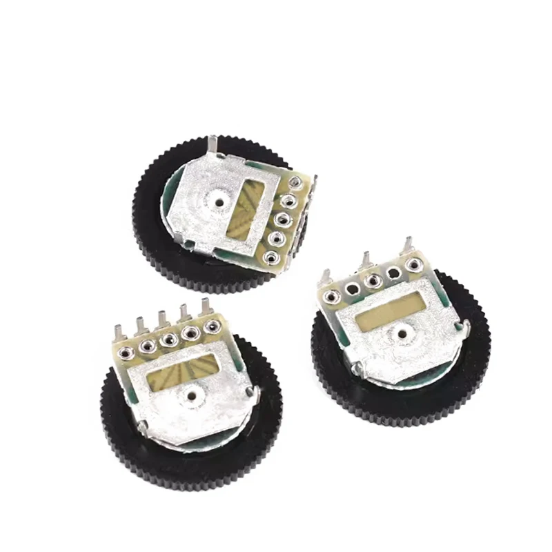 10pcs tuning potentiometer 16*2 Gear Dial Potentiomer  volume switch 3pin 5pin 1K 10K 20K 50K B102 B103 B203 B503 B202 B502 B104