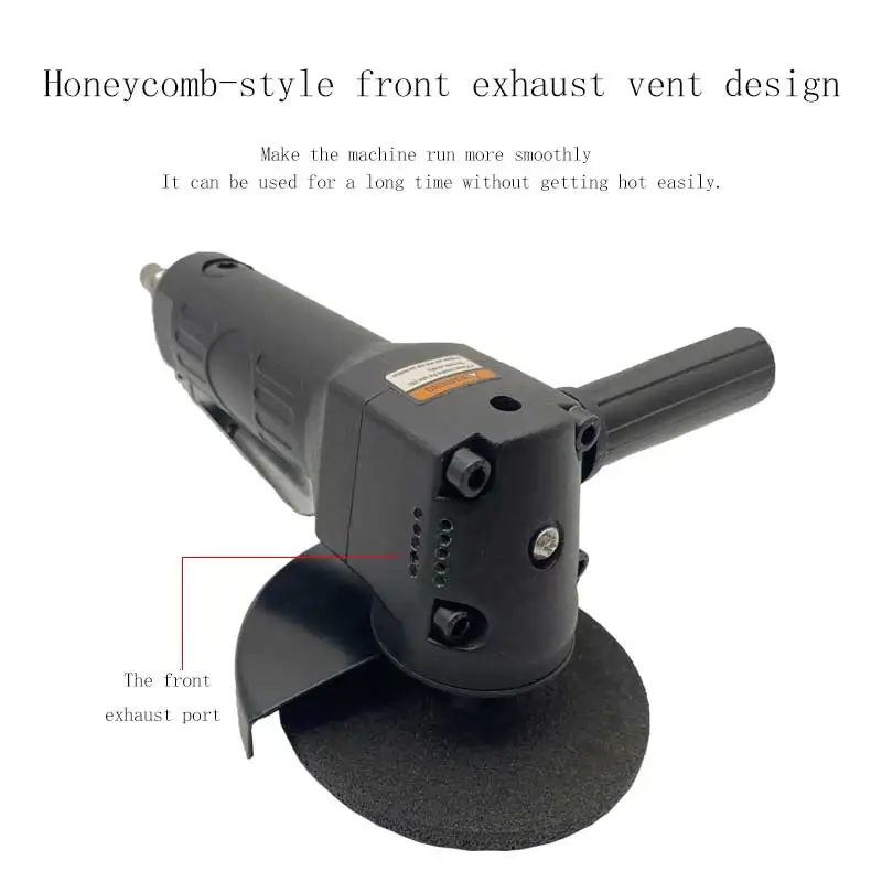 Industrial-Grade Pneumatic Multi-Function Machine (4-Inch Angle Grinder, Car Polisher, Cutter & Sander)