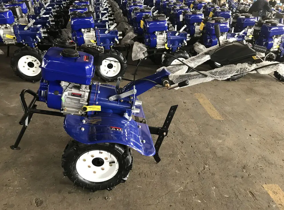 Power tiller with double PTO