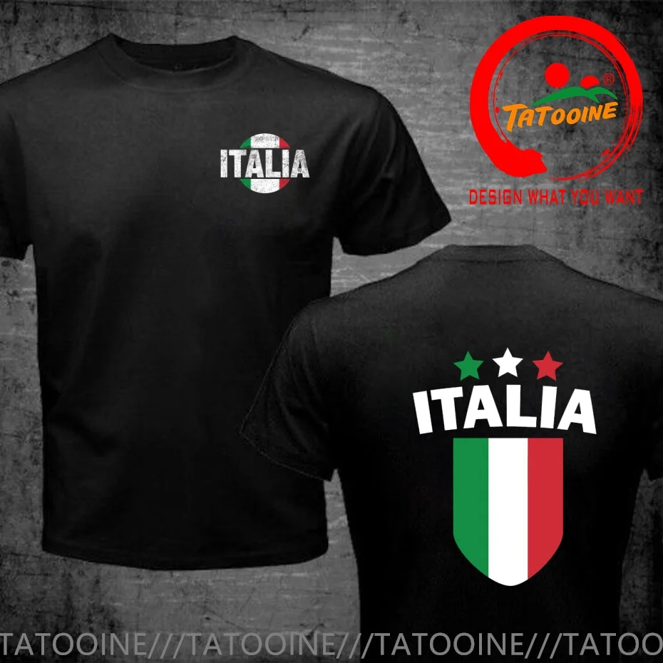Funny Design Italy Italian Italia Flag  Shirt Men Fashion Trendy Casual Clothing Stylish Tops Tee Shirt Leisure Tshirt Men's