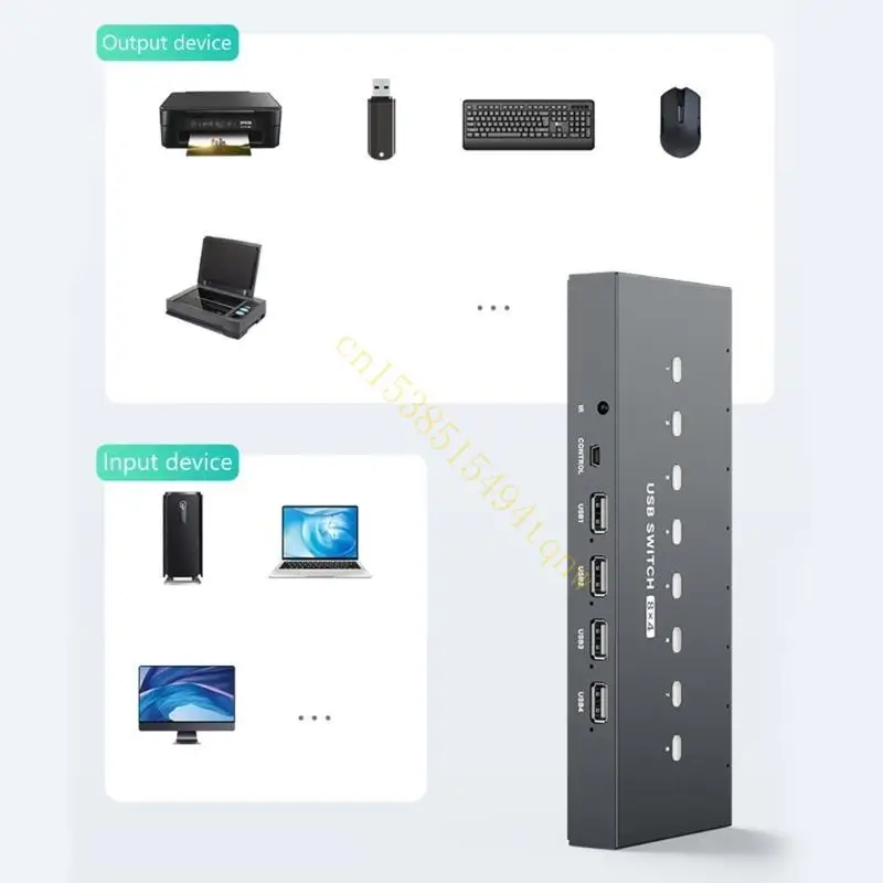commutateur-partage-d'imprimante-usb-20-selecteurs-manuels-peripheriques-informatiques-a-8-ports-pour-usage-bureautique