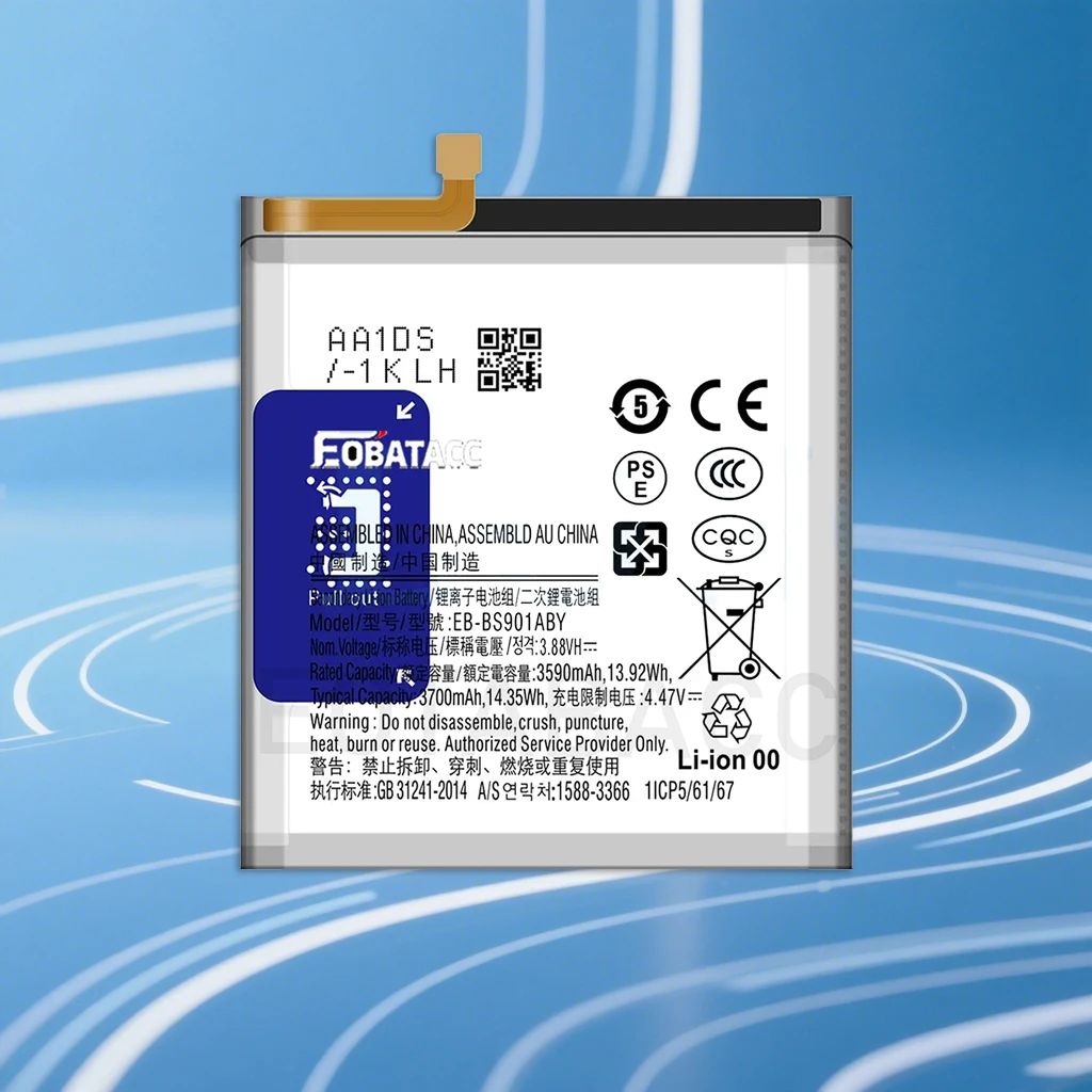 Bateria 2026 YEARS EOTABACC Wysokiej Jakości 100% Oryginalna EB-BS901ABY Do Telefonu Samsung S22 + Narzędzia — zdjęcie produktu 2