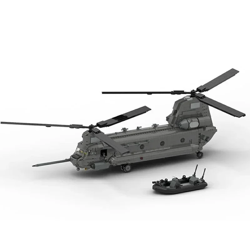 Militaire Serie Model Moc Bouwstenen Speciale Ops Helikopter Technologie Modulaire Blokken Cadeau Kerst Speelgoed DIY Sets Montage