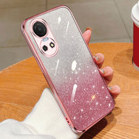 For OPPO Reno 10 5G Case OPPO RENO 10 Pro 5G Phone Case Shiny Glitter Plating Silicone Camera Lens Soft Back Cover
