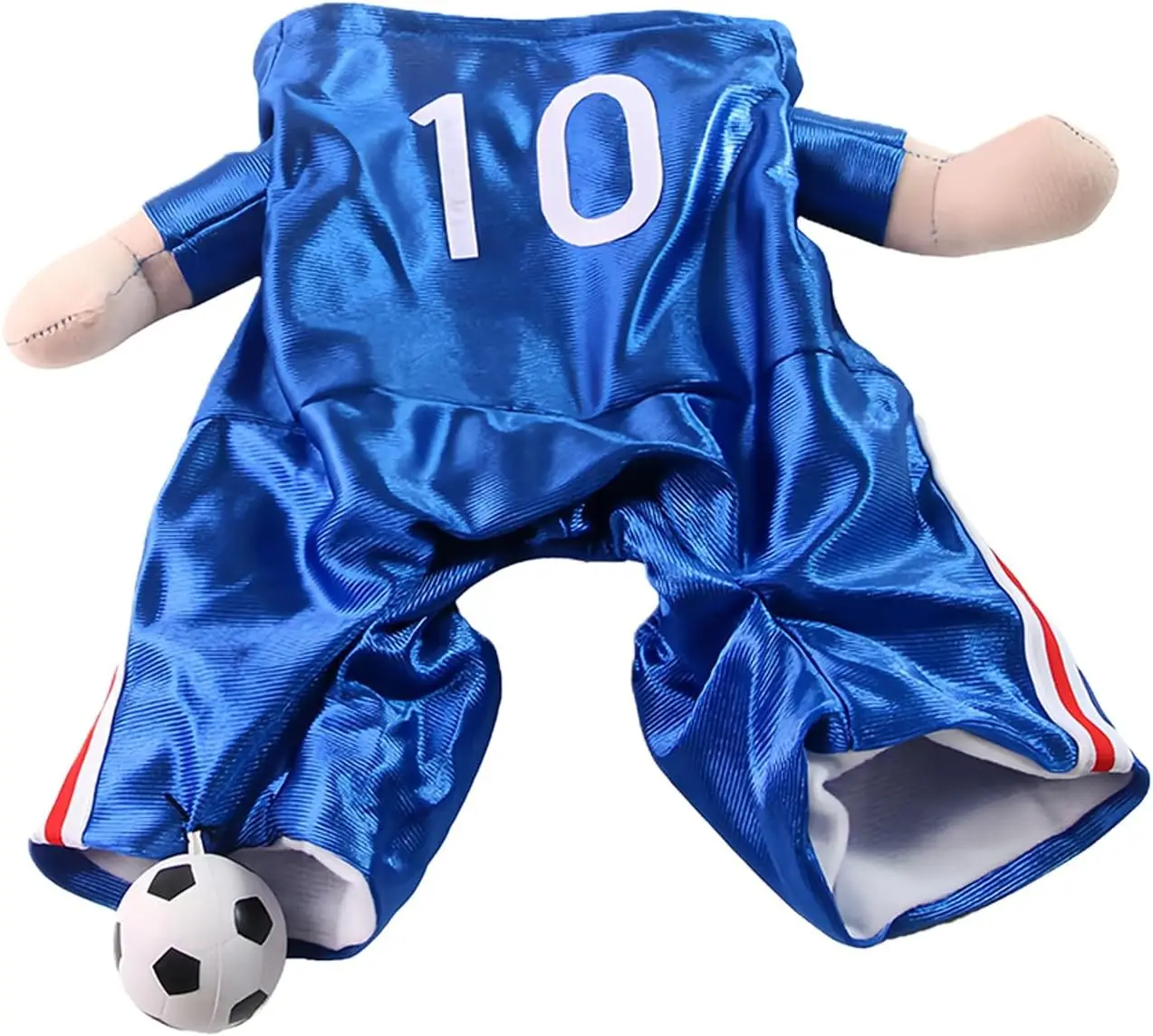 Sporty Soccer Costume Soft Washable Pet Clothing Ideal for Halloween Celebrations Parties Festive Outfits Funny Pet Costume
