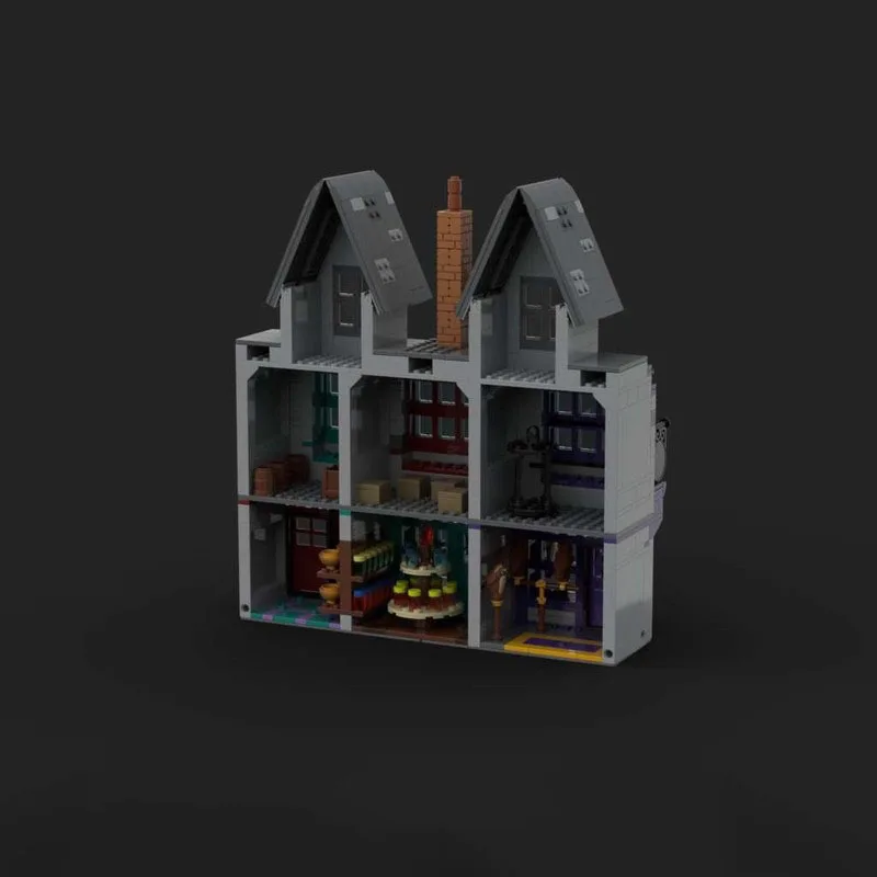 Moc-Bausteine, modulare Diagon-Gasse 75978, Erweiterung – Eulen- und Slug-Technologie, Blöcke, Weihnachten, DIY, Spielzeug, Bau, Geschenke