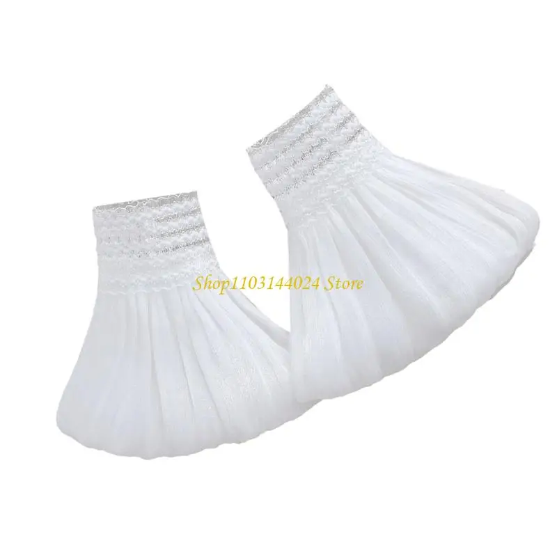 N5KE LACE BRANCO BRANCO DO BRANCO DO BRANÇO PURNO CAPAS ARMO MANES FAUX PARA MULHERES ESCRITÓRIAS Uso diário e