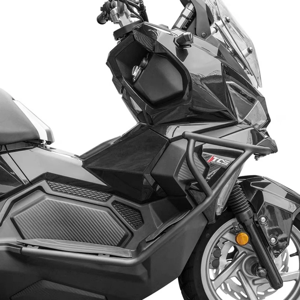 For SYM Husky ADV 150 Modified Accessories: Carbon Steel Guard Bars, Anti-Drop Bars, and Body Guard Bars