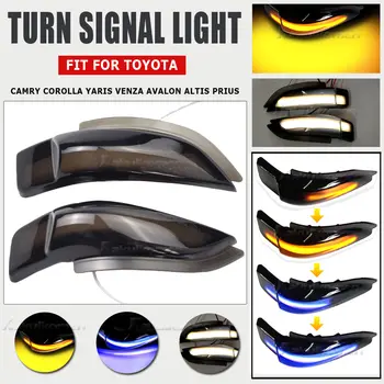LED dynamické směrové světlo pro Toyota AQUA COROLLA AXIO CAMRY AURIS ALLION PRIUS C VITZ Kontrolka zpětného zrcátka 8 nejlepší prodej ukazatel směrového zrcátka Toyota Aqua - №1