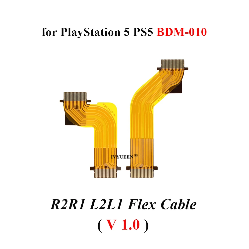 Ivyueen L2 R2มอเตอร์เชื่อมต่อริบบิ้นสายแพสำหรับ PlayStation 5 PS5ตัวควบคุม BDM-010ทัชแพดสายต่อบอร์ด PCB