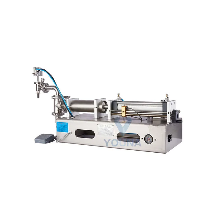 Pneumatic Single-head Horizontal Quantitative Semi-automatic Filling Machine Beverage Liquid Filling Machine