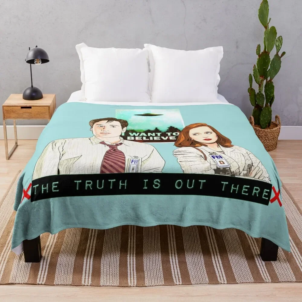 The X files the truth is out there I want to believe by Mimie Throw Blanket Blankets Sofas Of Decoration Thermal Blanket