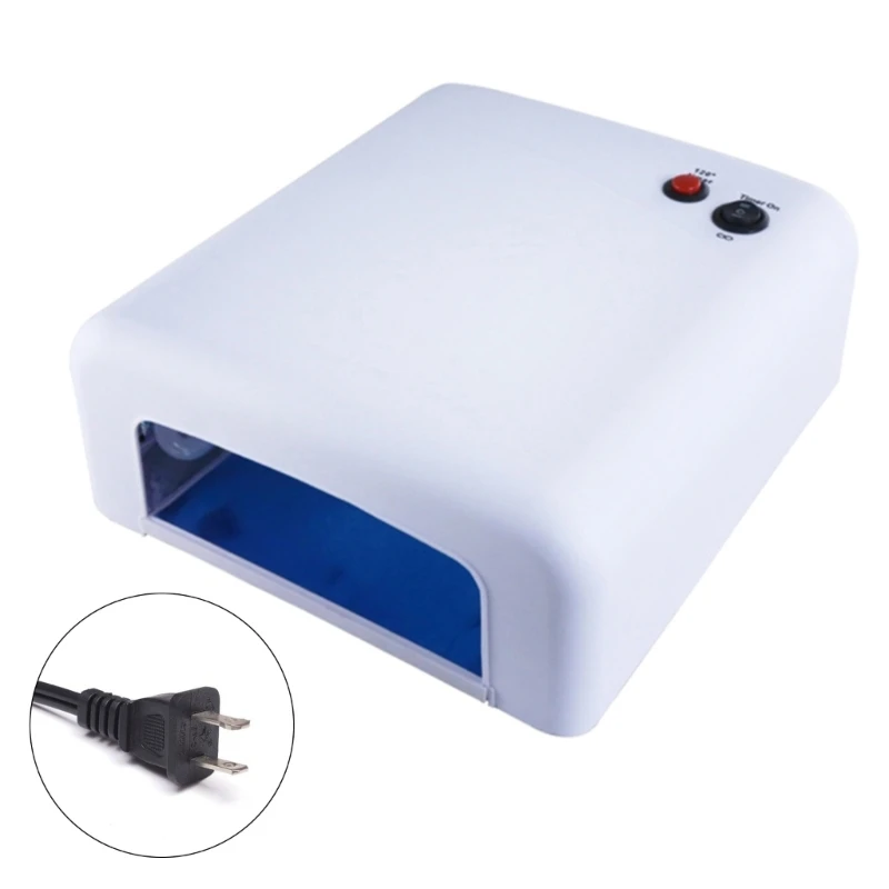4x9W UV Curing สีม่วงโคมไฟความเข้มสูง 6S Fast Ultra-violet เรซิ่นกาวบ่ม Dropship