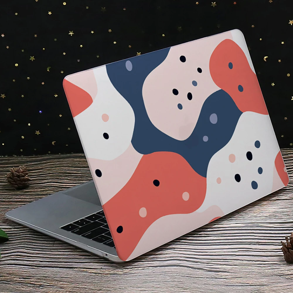 UV-Druck Laptoptasche für MacBook Pro 14, Hülle 2024 M4 A3401 A3185 A3112, Hartschale für MacBook Air Pro M2 M3 13 15 16 Max Cover