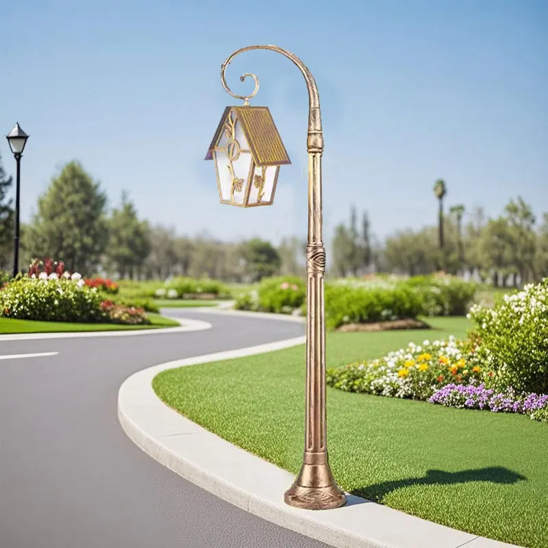 

Outdoor Decoration Lawn Outdoor Lighting European Retro Courtyard Waterproof Lawn Lamp ≈140CM