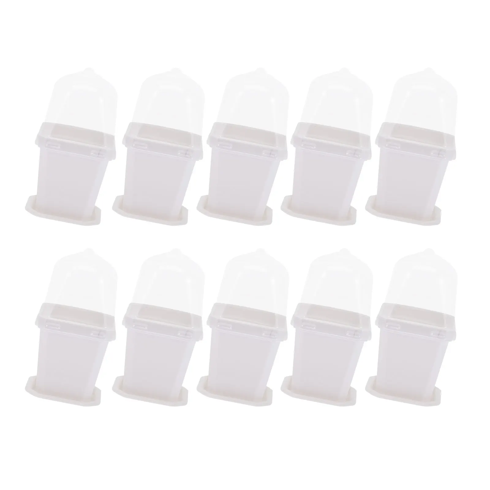 

10 set 10 Sets ABS Material Durable Plant Pots with Air Inlet Drainage Holes Garden Yard Tools Mini Flowerpot Planter Set