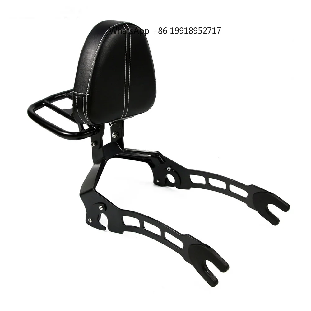 For Indian Scout 2015-2023 Scout Sixty ABS 2016-2023 Motorcycle Passenger Rear Detachable Backrest Sissy Bar With Luggage Rack