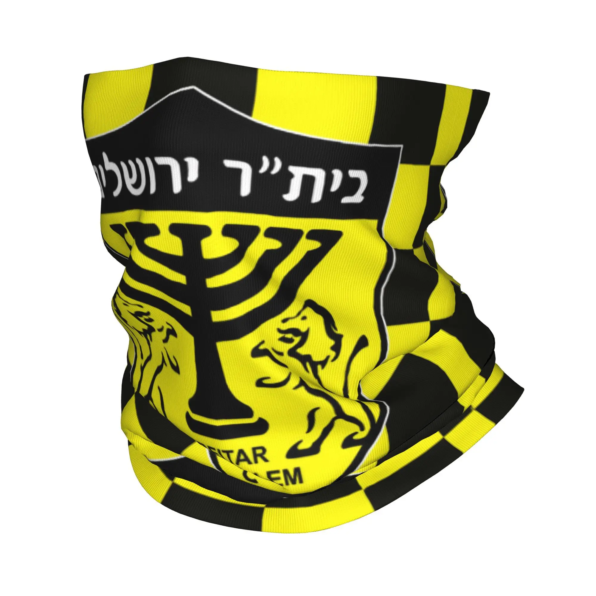 Yarım FC İsrail Beitar Kudüs ISR IL Bandana Boyun Kapak Baskılı Takım Kulübü Maskesi Eşarp Sıcak Balaclava Bisiklet Unisex Nefes