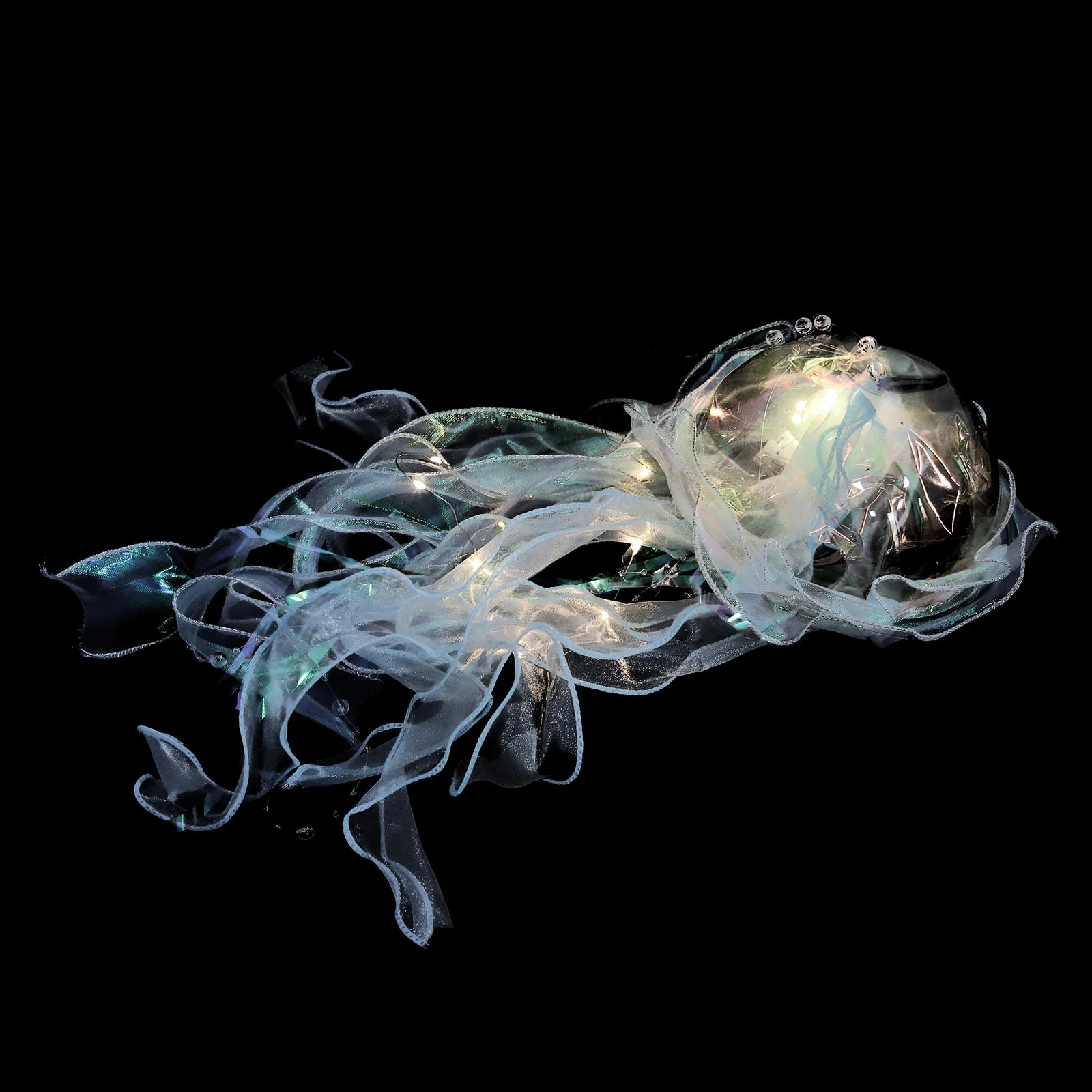Lámpara de medusa brillante, adornos de Medusa oceánica, luz nocturna, linterna para dormitorio, decoraciones decorativas, poste portátil