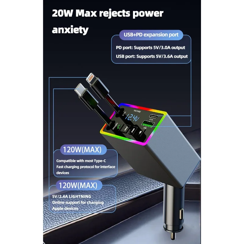 KEBIDUMEI FM Transmitter Bluetooth 5.3 Receiver USB Charger 3.1A Power Adapter Hands-free MP3 Player Car Electronics Accessories