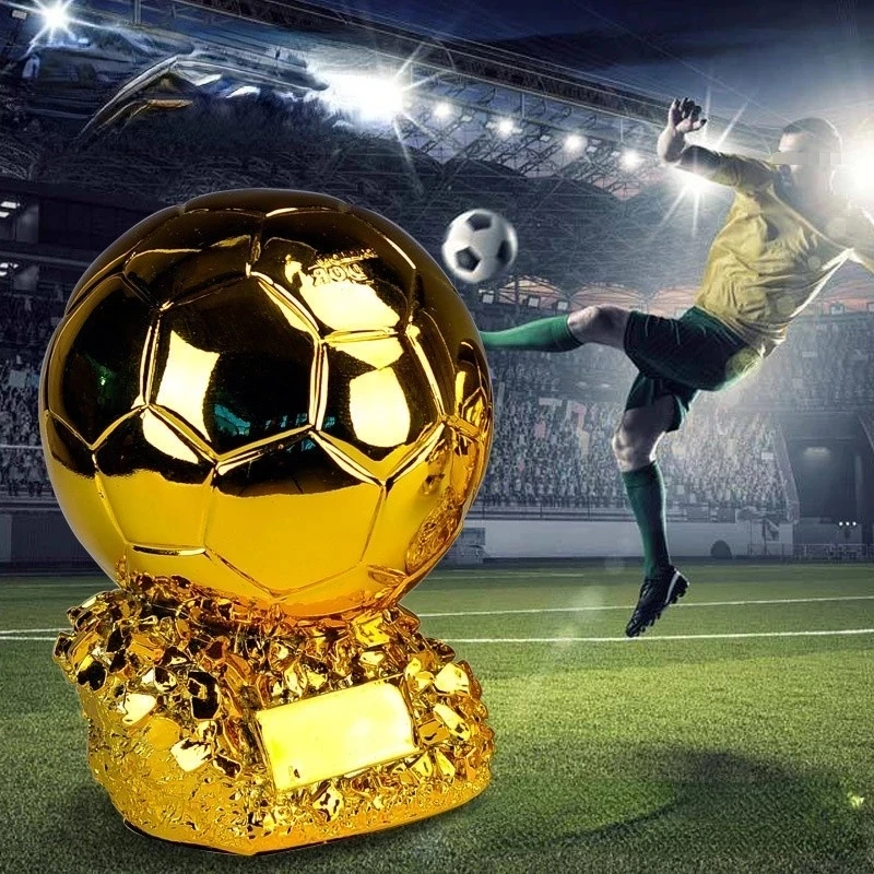 European Football Golden Ball Award Souvenir Football Cup Champion Player Competition Award Gold Model Gift Fans Souvenir Gift