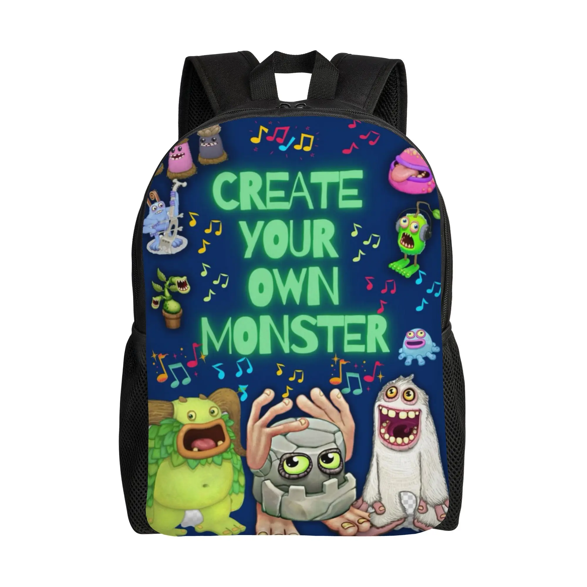 My Singing Monsters  Backpack Women Men  Large Backpacks Polyester Kawaii School Bags Workout Designer Rucksack
