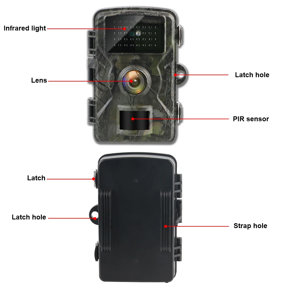 1080P TFT Color Display Day Night Use Outdoor Camera Multifunctional Night-Visions Camers Field Detection Infrared Camera