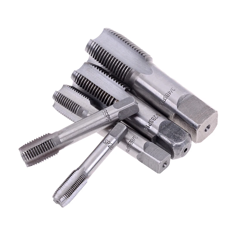 G1/8 G1/4 G3/8 G1/2 G3/4 HSS Taper Pipe Tap NPT Metal Screw Thread Cutting Tools