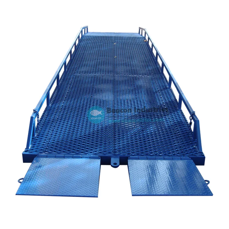 Mobile Loading Ramp Hydraulic Mobile Loading Container Yard Ramp for Forklift Truck